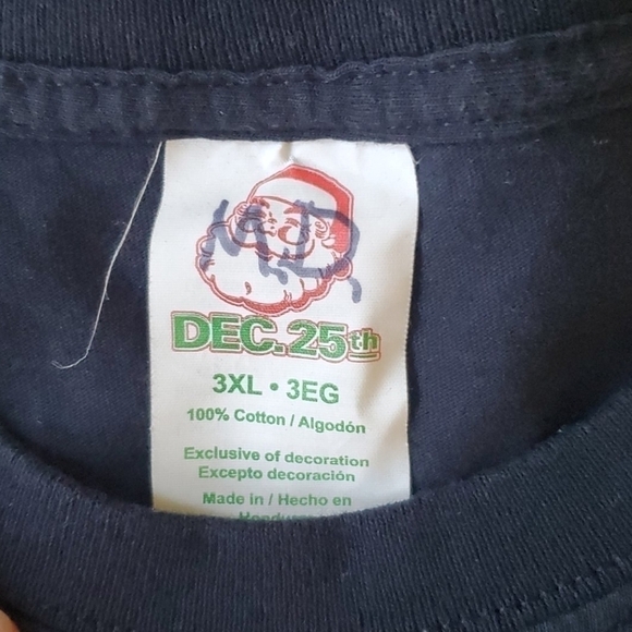 Christmas Santa Snowman Holiday Tshirt Sz XXXL - Picture 2 of 2